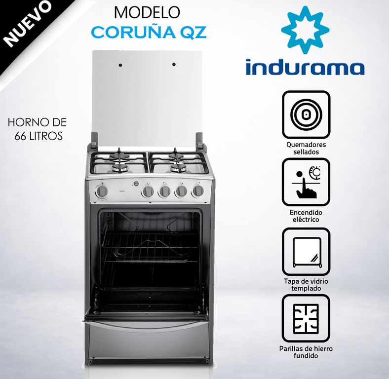 Cocina Coruña QZ 4 Hornillas Croma
