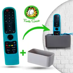 LG - Funda para Magic Remote 2022 Silicona / Turquesa + Soporte