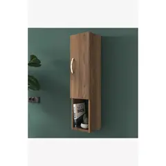 TU MESITA - Mueble Flotante multiusos 1 puerta Casimiro color Marrón