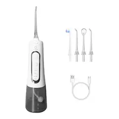 TECH CARE - Irrigador Bucal portátil + 4 modos + 4 Boquillas