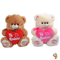 GENERICO - OSO DE PELUCHE CON CORAZON DE 30CM