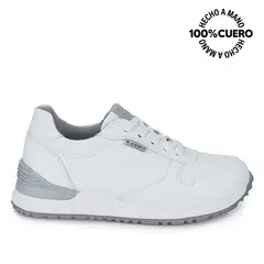 RABBIT - Zapatilla Escolar Unisex Casual ANDREI-027 K Blanco Cuero