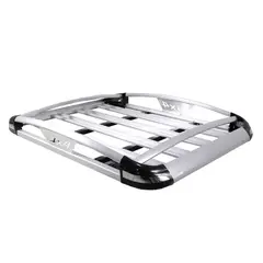 GENERICO - PARRILLA DE ALUMINIO 4X4 140CM SILVER