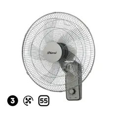 DIORE - Ventilador de pared Dioré MWF-1605_UNIDAD 3 velocidades 5 aspas 50 W