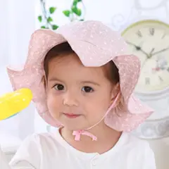 KAST PE - Sombrero Gorro Sophie Ala Ancha Rosado para bebesniñas