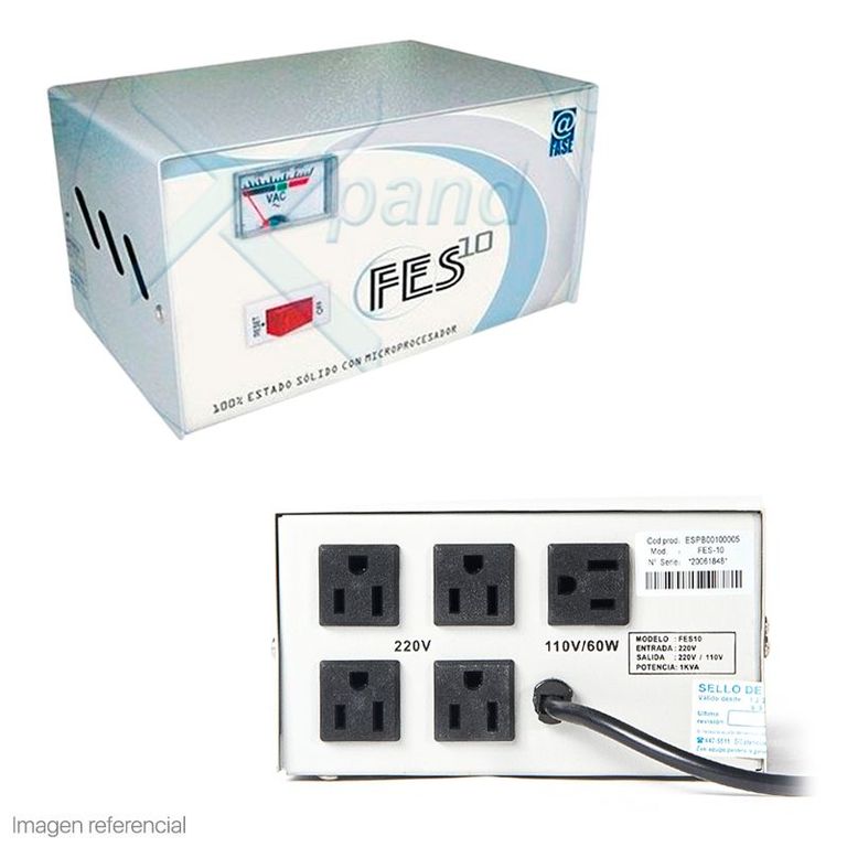 Estabilizador Elise-Fase FES-10 Sólido 10kVA 220V