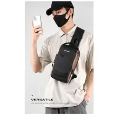 GENERICO - Morral Antirobo con Clave e impermeable Marron con plomo