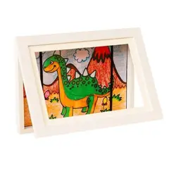 GENERICO - Marco Mágico para Dibujos A3 Blanco JARDIN DE JADE