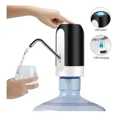 GENERICO - Dispensador de Agua para Bidón de Hasta 18L Carga USB