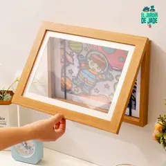 GENERICO - Marco Mágico para Dibujos A4 Marron JARDIN DE JADE