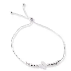 AMBAR JOYERIA - Pulsera Mariposita Plane Plata 925