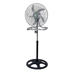 BOSSKO - VENTILADOR BK-8219VI DE 5 ASPAS- MOTOR 200w – PLATEADO
