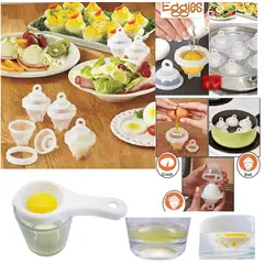 GENERICO - Moldes Cocido Huevo Microondas Baño Maria