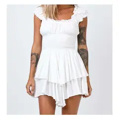 42AROZINA - Vestido de verano con hombros descubiertos