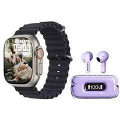 LENOVO - X15 II De Audífonos-Morado y Toumi Watch S9 PRO ULTRA-Negro