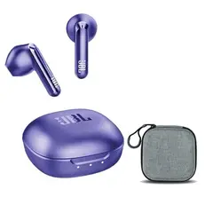 JBL - Audífonos Bluetooth T280TWS X2 Morado y Estuche
