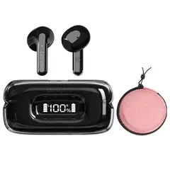 LENOVO - X15 II De Audífonos-Negro y Bolsa de almacenamiento-Rosa