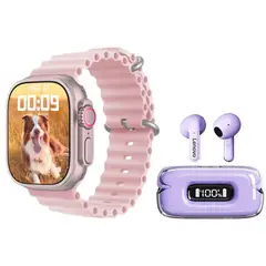 LENOVO - X15 II De Audífonos-Morado y Toumi Watch S9 PRO ULTRA-Rosa