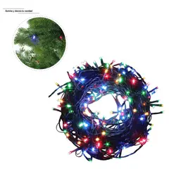 GENERICO - Luces para Árbol 300 Led 5 Secuencias Color Multicolor x 300