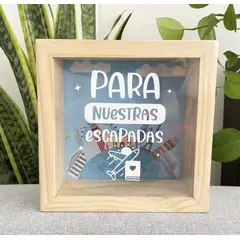 IMPRESIONARTE - Alcancia de Madera Regalo