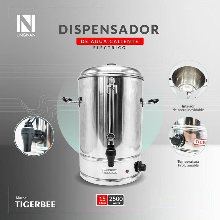DISPENSADOR DE AGUA CALIENTE DE 15 LITROS