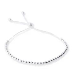 AMBAR JOYERIA - Pulsera de Plata 924 Anika de Bolitas 3mm Silver