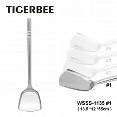 GENERICO - ESPATULA DE ACERO INOX CON MANGO ANTIDESLIZANTE "SIZE 1"