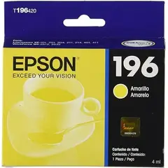 EPSON - CARTUCHO AMARILLO 196 xp 211 401 101 104 wf 2512 2532