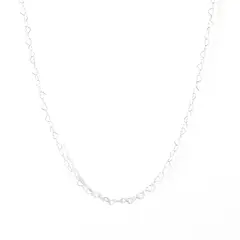 AMBAR JOYERIA - Collar de Plata 925 Corazones Entrelazados C Silver