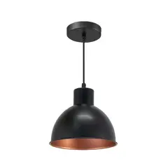 GENERICO - Lampara Colgante Belmont Color Negro Baita