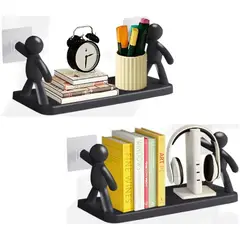 MINARI - Estante Repisa Flotante Organizador de Pared Humanoide 2 PISOS N 471F