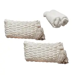 GENERICO - Set De Organizadores Perla Cesto De Baño + 2 Toallas De Cara