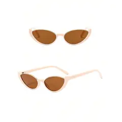 KAST PE - Gafas Lentes de Sol Retro Miko Crema Y Estuche