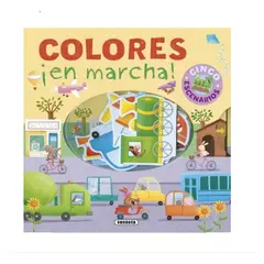 GENERICO - Libro Infantil Colores en Marcha cada Pieza en su Lugar