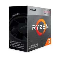 AMD - Procesador Ryzen 3 3200G, 3.60GHz, 4MB L3, 4 Core, AM4, 14nm, 65W