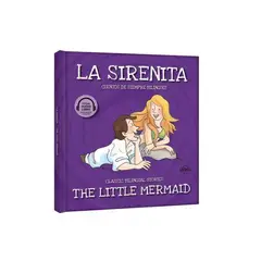 GENERICO - Libro Infantil Cuento de siempre bilingües La Sirenita The Little Mermaid