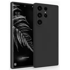CASE - SILICONA PARA SAMSUNG S24 ULTRA - NEGRO