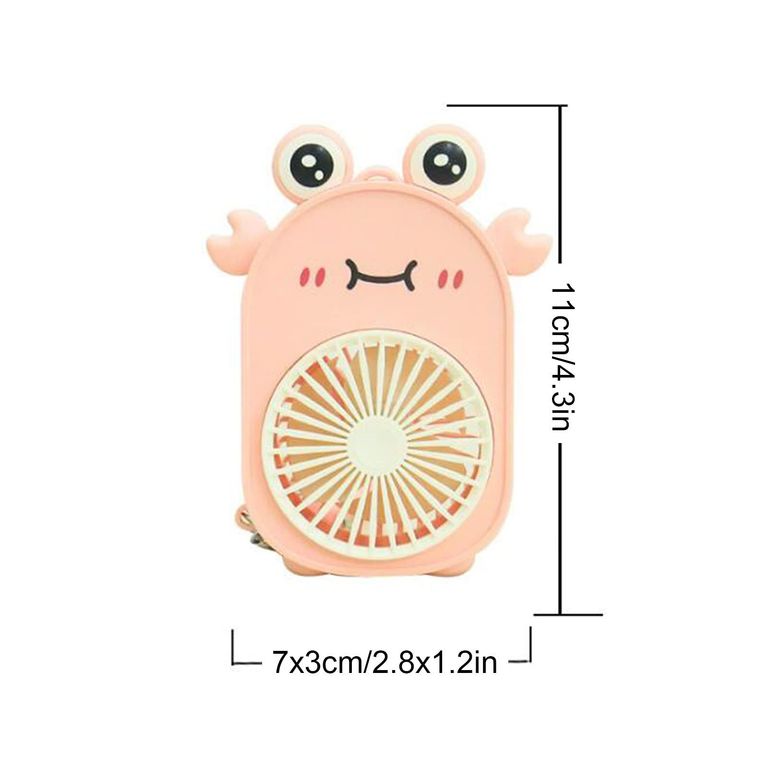 Llavero Mini Ventilador Portátil Recargable USB Escritorio