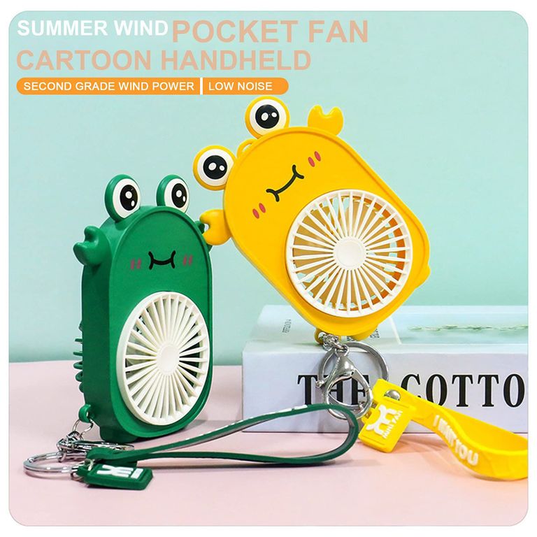 Llavero Mini Ventilador Portátil Recargable USB Escritorio