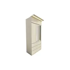 BARAKA HOME - Ropero de 3 Cuerpos Eschen - Polar