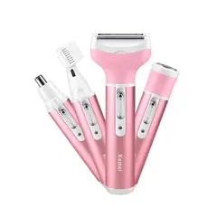 KEMEI - Afeitadora Facial y Corporal 4 en 1