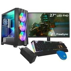 INTEL - Computadora Pc Gamer Core i7 14700 32GB 1TB RTX 3050 8GB MONITOR 27" FULL HD