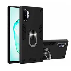 GENERICO - Funda Case para Samsung A34 5G con Anillo Metálico Antishock Negro