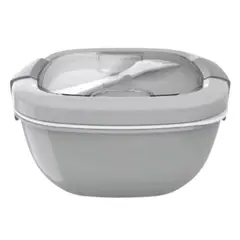 BENTGO - Lonchera para Ensalada Salad Bento Lunch Box - Gris