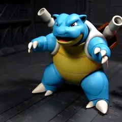 BANDAI - Pokemon SH Figuarts Blastoise Arts Remix