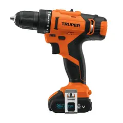 TRUPER - Taladro / Destornillador inalámbrico 3/8", Profesional 12 V
