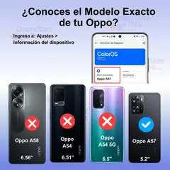 GENERICO - Funda de Oppo A57 con Anillo Metálico Antishock Rojo Resistente