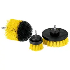 TRUPER - Kit limpiesa y cepilladlo p/taladro, 3 piezas Pretul