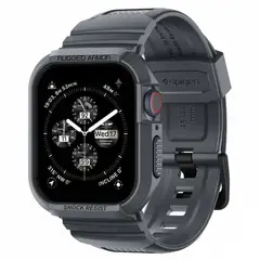 SPIGEN - Correa Case Rugged Armor Pro para Apple Watch 44-45 mm Gris