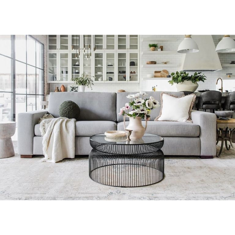 Sofa 2 Cuerpos Catania - Gris Claro